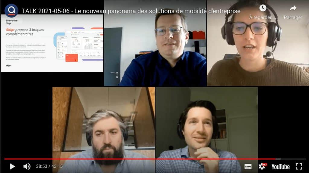 Panorama mobilité d'entreprise - Forfait de mobilité durable