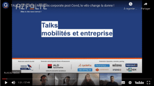 Vélo et mobilités corporate - Publicité en ligne