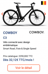 Vélo électrique - Cow-boy